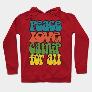 Peace, love & catnip for all Hoodie